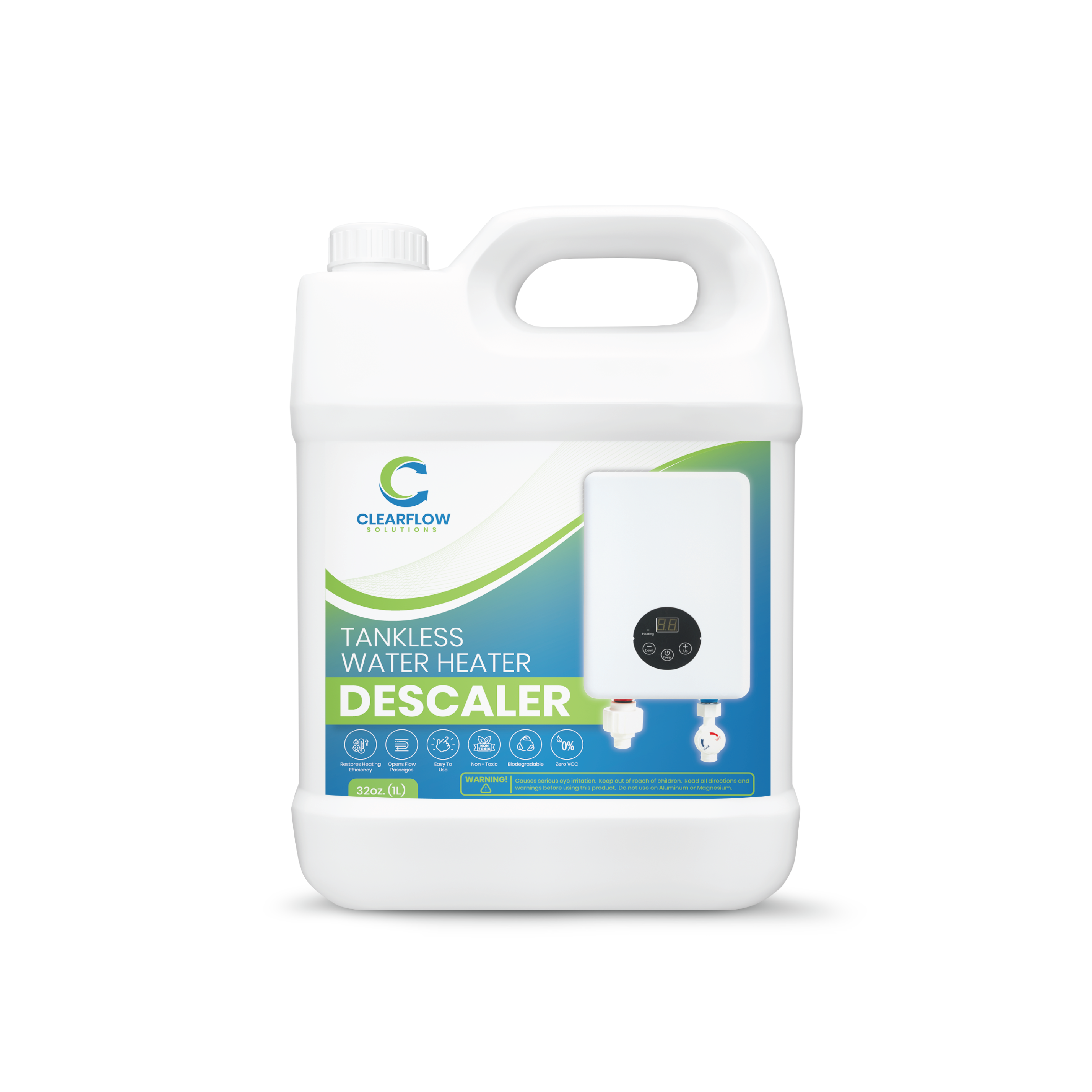 Tankless Water Heater Flushing Descaling Kit for Electric Just Add Vinegar 85000 Tankless Water Heater Flushing Descaling Kit for Electric Just Add Vinegar 85000